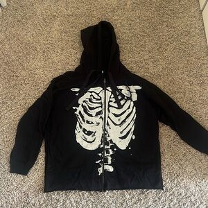 Urban Outfitters Skeleton Zip Up